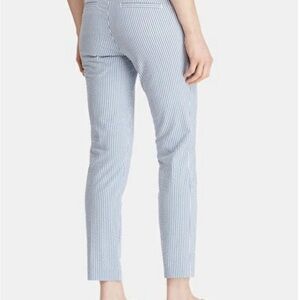 Lauren Ralph Lauren Blue and White Seersucker Pants Size 4